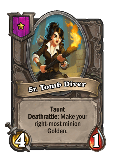 Sr. Tomb Diver Hearthstone kártya