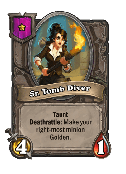 Sr. Tomb Diver Hearthstone kártya