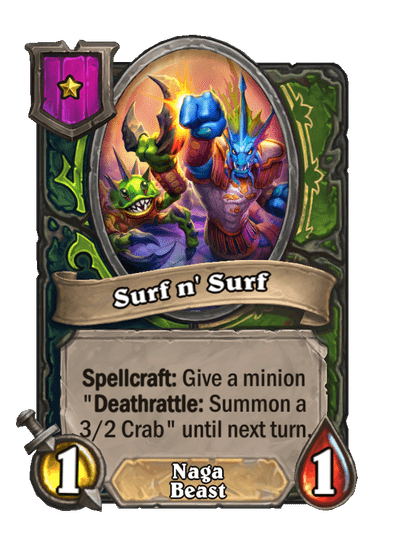 Surf n' Surf Hearthstone kártya