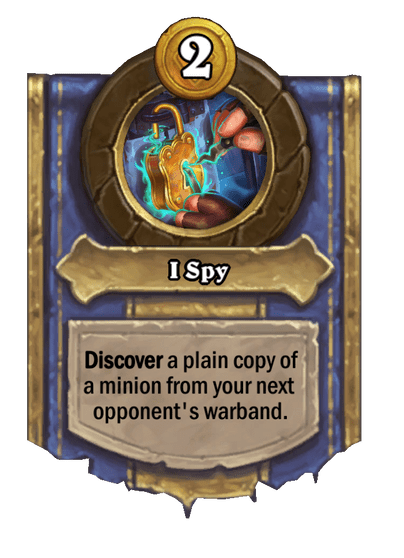 I Spy Hearthstone kártya