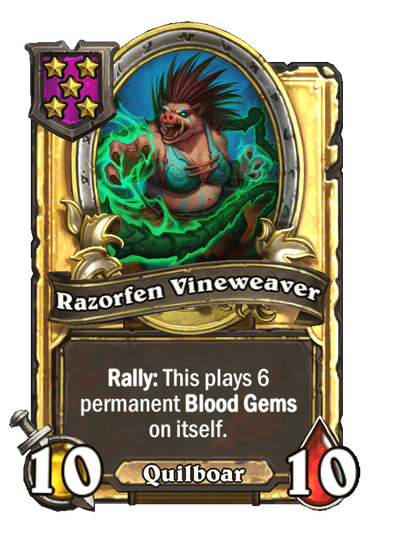 Razorfen Vineweaver Hearthstone kártya