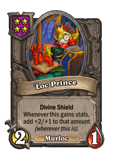 'Loc Prince Hearthstone kártya