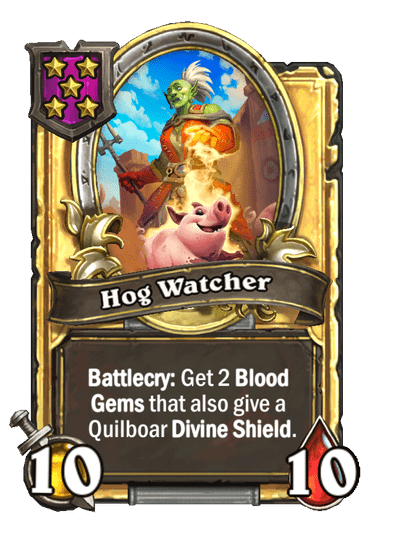 Hog Watcher Hearthstone kártya