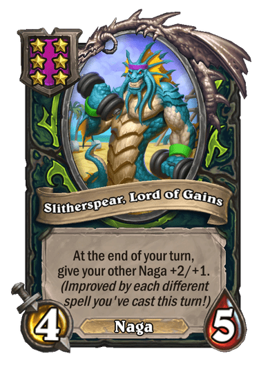 Slitherspear, Lord of Gains Hearthstone kártya