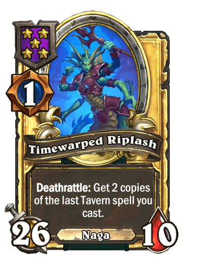 Timewarped Riplash Hearthstone kártya