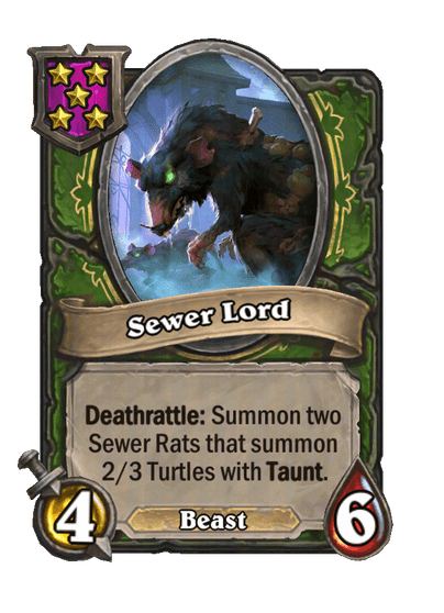 Sewer Lord Hearthstone kártya