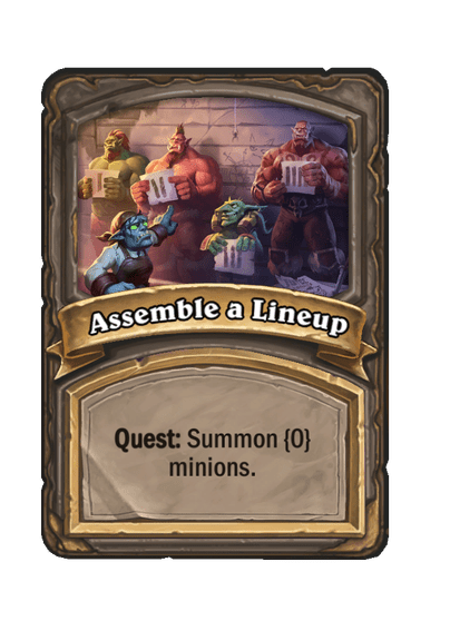 Assemble a Lineup