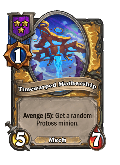 Timewarped Mothership Hearthstone kártya