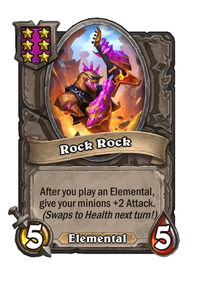 Rock Rock Hearthstone kártya