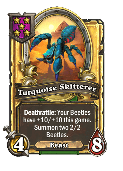 Turquoise Skitterer Hearthstone kártya