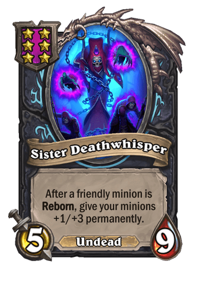 Sister Deathwhisper Hearthstone kártya