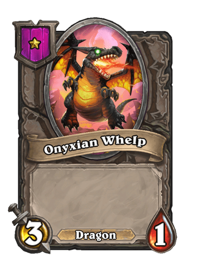 Onyxian Whelp Hearthstone kártya