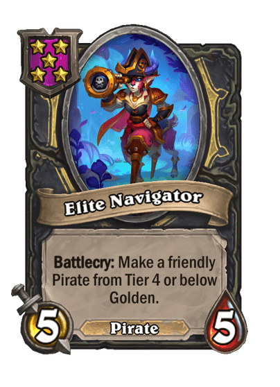 Elite Navigator Hearthstone kártya