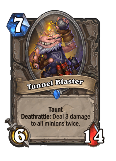 Tunnel Blaster Hearthstone kártya