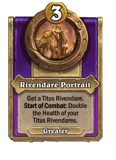 Rivendare Portrait