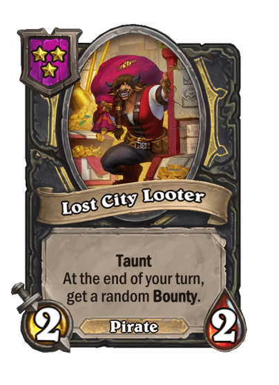 Lost City Looter Hearthstone kártya
