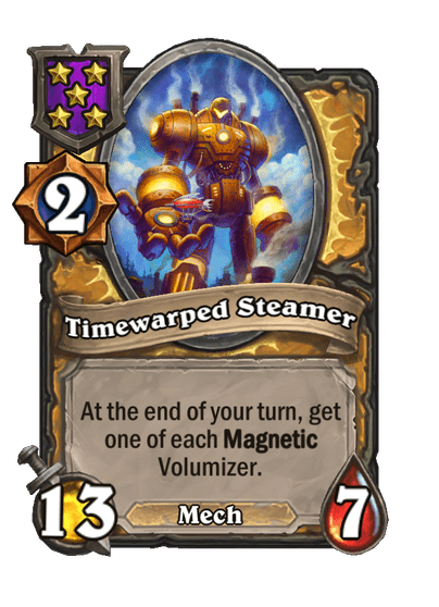 Timewarped Steamer Hearthstone kártya