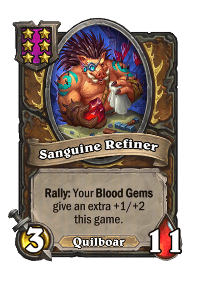 Sanguine Refiner Hearthstone kártya