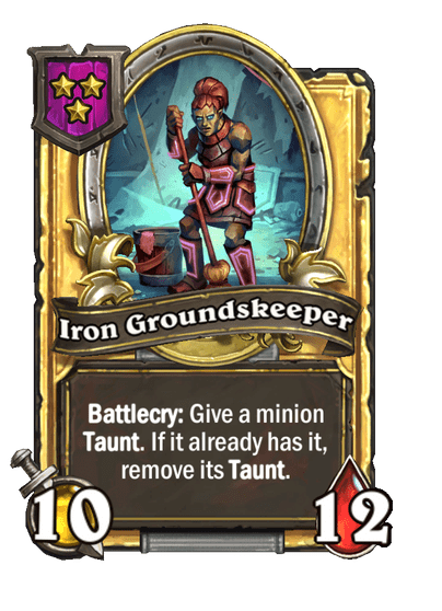 Iron Groundskeeper Hearthstone kártya