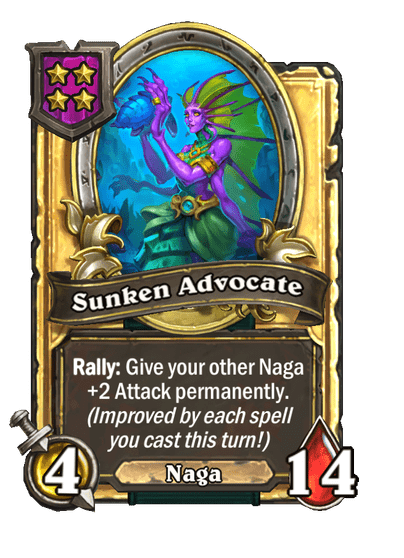 Sunken Advocate Hearthstone kártya