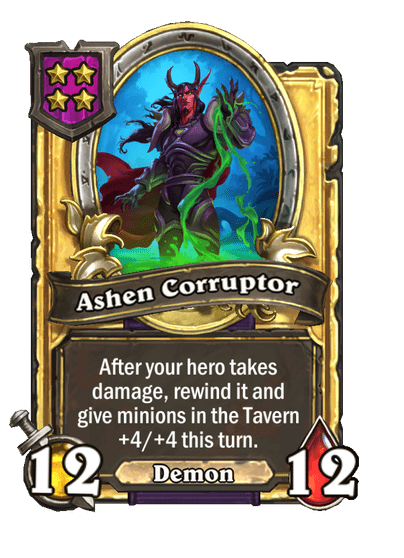 Ashen Corruptor Hearthstone kártya