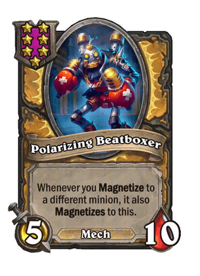 Polarizing Beatboxer Hearthstone kártya