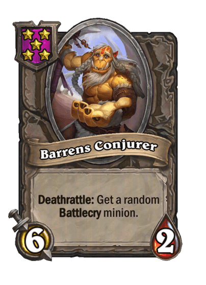 Barrens Conjurer Hearthstone kártya