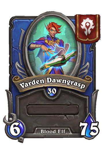 Varden Dawngrasp Hearthstone kártya