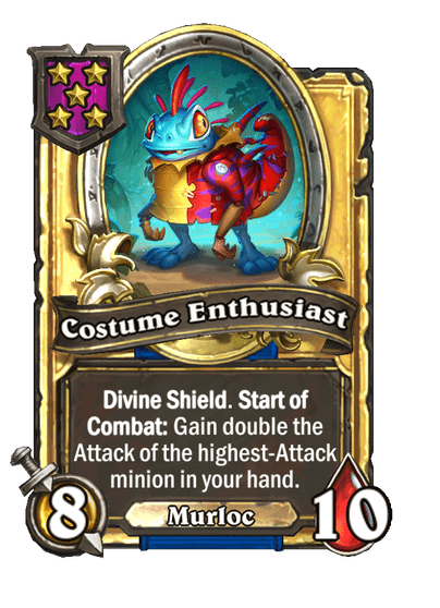 Costume Enthusiast Hearthstone kártya