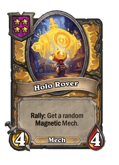 Holo Rover Hearthstone kártya