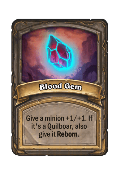 Blood Gem Hearthstone kártya
