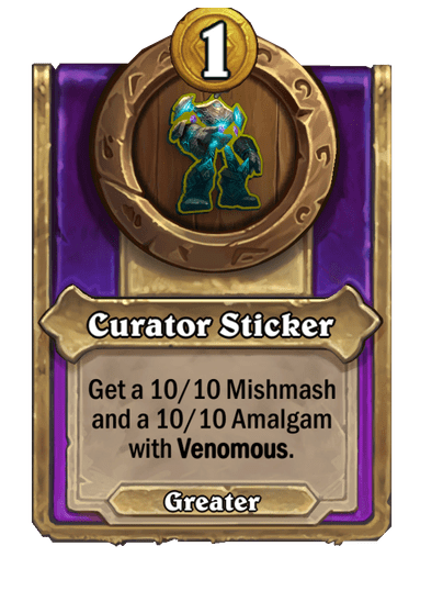 Curator Sticker