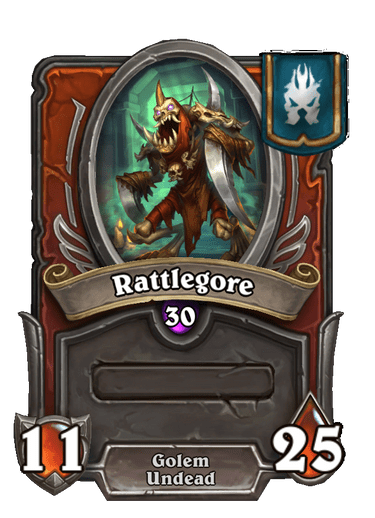Rattlegore Hearthstone kártya
