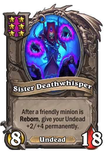 Sister Deathwhisper Hearthstone kártya