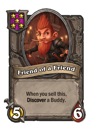 Friend of a Friend Hearthstone kártya