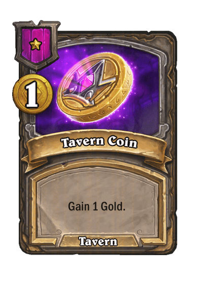 Tavern Coin Hearthstone kártya