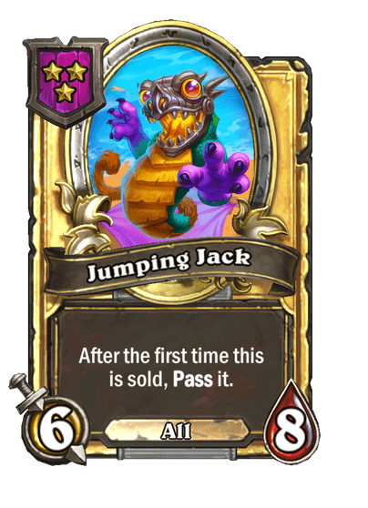Jumping Jack Hearthstone kártya