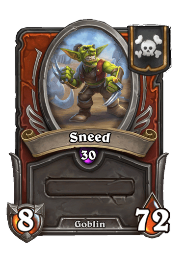 Sneed Hearthstone kártya