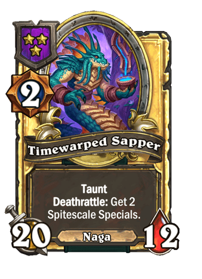Timewarped Sapper Hearthstone kártya