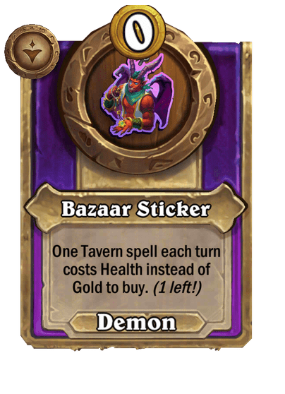 Bazaar Sticker