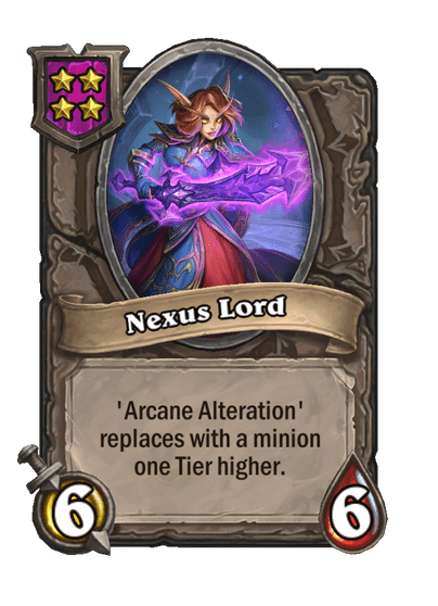 Nexus Lord Hearthstone kártya
