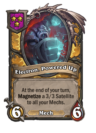 Electron, Powered Up Hearthstone kártya