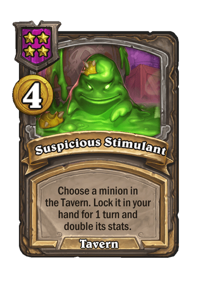 Suspicious Stimulant Hearthstone kártya