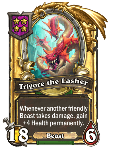 Trigore the Lasher Hearthstone kártya