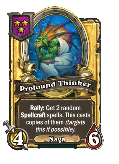 Profound Thinker Hearthstone kártya