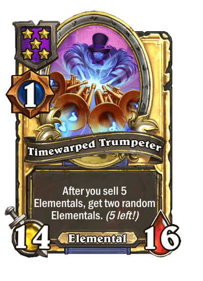 Timewarped Trumpeter Hearthstone kártya
