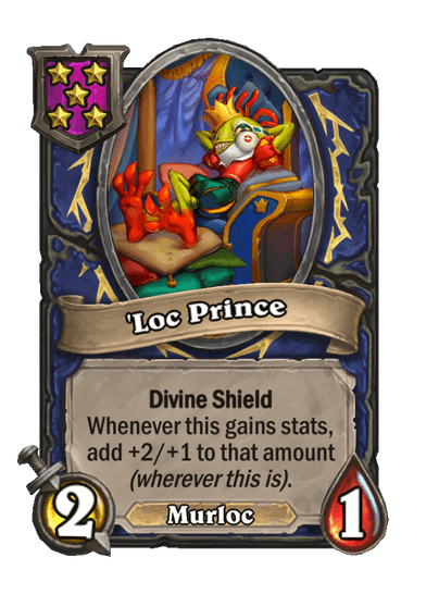 'Loc Prince Hearthstone kártya