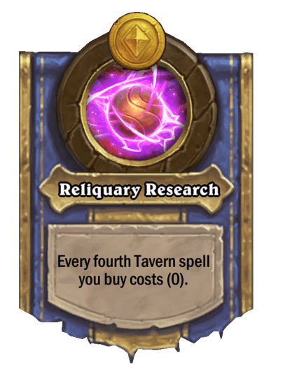 Reliquary Research Hearthstone kártya