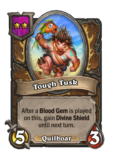 Tough Tusk Hearthstone kártya