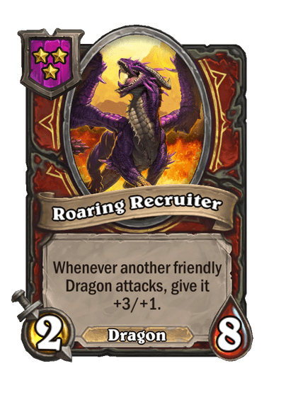Roaring Recruiter Hearthstone kártya